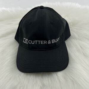 Cutter & Buck Ahead Performance Hat - Black - One Size - New without tags